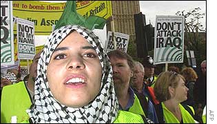 Anti-war protesters