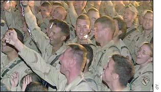 US troops at Bagram near Kabul