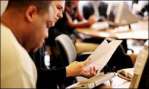 Office workers