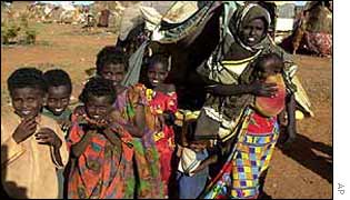Somali refugees in Kenyan camp