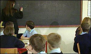 teacher at work