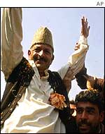 PDP supporter in Kashmir