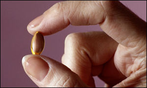 Hand and pill