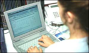 Woman on laptop