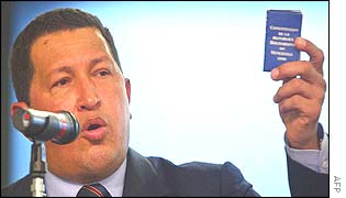 Venezuelan President Hugo Chavez
