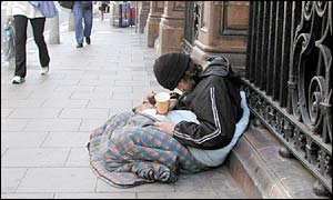 Homeless person