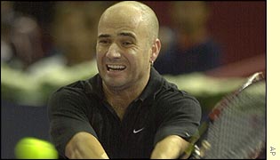 Agassi had to battle hard for victory