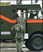 Soldiers with a 