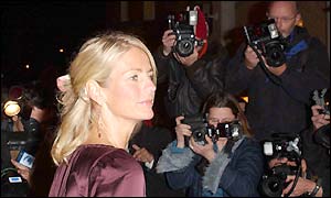 Ulrika Jonsson poses for photographers in London