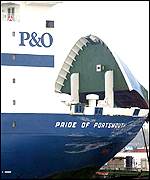 The P&O ferry - the Pride Of Portsmouth - PA