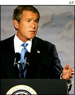 President George W Bush