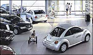 VW showroom