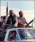 Armed white extremists