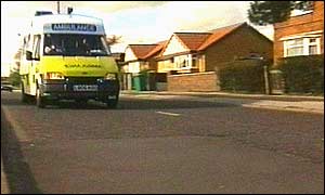 An ambulance