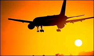 Aircraft flying