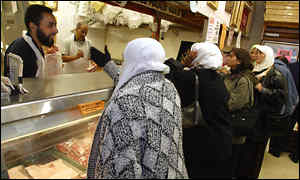 Halal butchers do a brisk trade in Falls Church, Virginia