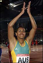 Australian athlete Cathy Freeman