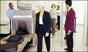 Airport security checks