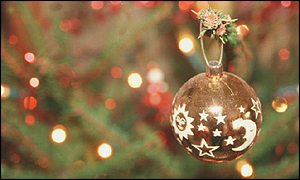 Christmas tree and decorations