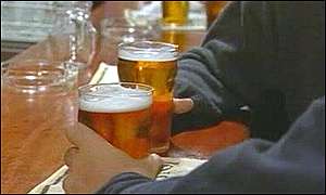 Pints of beer