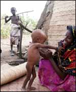 Starving child