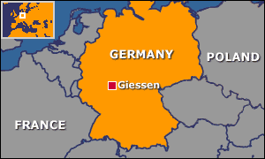 locator map of Giessen
