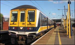 Thameslink train at Bedford station