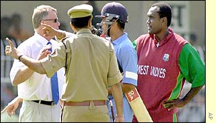 Crowd trouble in the second one-dayer