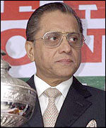 BCCI president Jagmohan Dalmiya