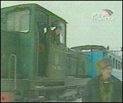 One of the real narrow-gauge trains 