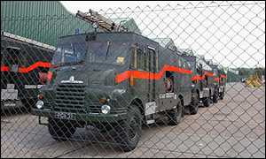 Green goddess fire engine