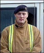 Navy firefighter
