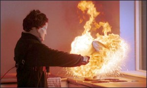 A pan fire