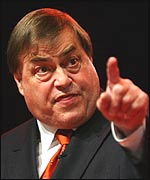 Deputy prime minister John Prescott