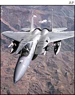 An F-15C patrols the Iraqi no-fly zone