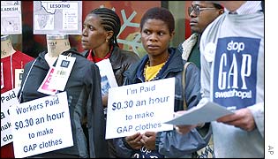 Anti Gap protestors