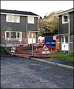fenced houses