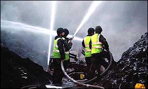 Fire in Rochdale