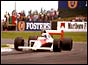 McLaren Honda of Alain Prost, during the British Grand Prix at Silverstone in 1989