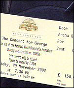 Concert ticket