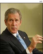 US President George Bush