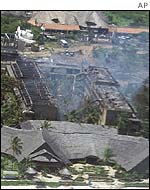 Ariel footage of the Paradise Hotel
