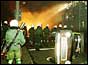 Police in Rostock, eastern Germany