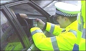 Roadside breath test