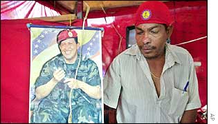 Chavez supporter