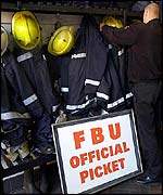 FBU picket