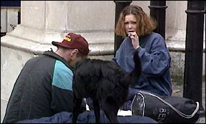 Homeless people