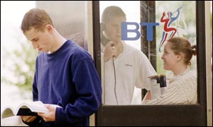 making a call