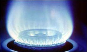 Gas flame