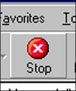 Computer stop sign